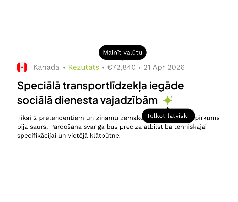 Iepirkumu automātiskā tulkošana